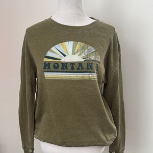 Montana Olive Sweatshirt